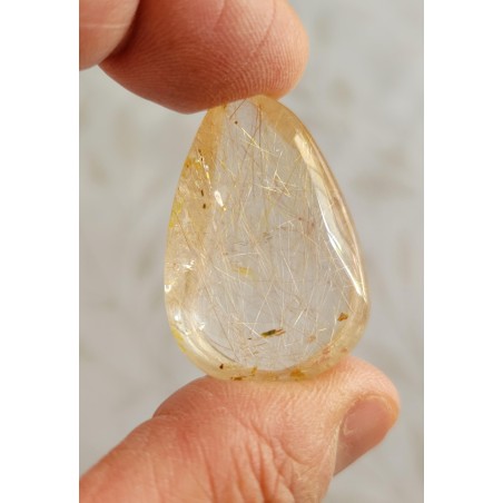 Galet Quartz rutile doré 17grs