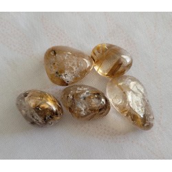 Galet Quartz rutile doré 16grs