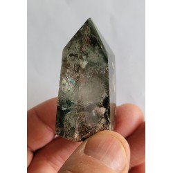 Pointe en Lodolite ou Quartz Chamane 47grs