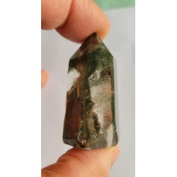 Pointe en Lodolite ou Quartz Chamane 47grs