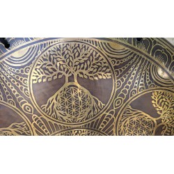 Gong Tibétain 7 métaux 3050grs 48.5cm