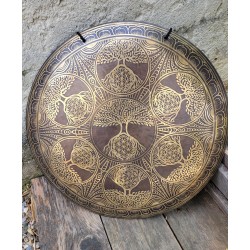 Gong Tibétain 7 métaux 3050grs 48.5cm