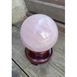 Sphère en Quartz rose 2590grs 12.4cm