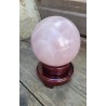 Sphère en Quartz rose 2590grs 12.4cm