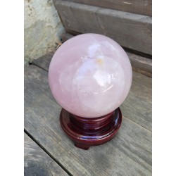 Sphère en Quartz rose 2590grs 12.4cm