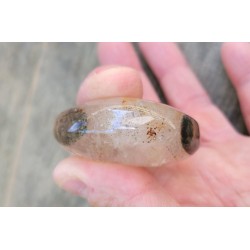 Lune en Lodolite ou Quartz Chamane (Garden) 51mm 58grs