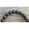Bracelet en Shungite noire 8mm Femme