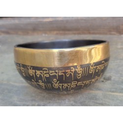 Bol chantant Tibétain 7 métaux 300grs