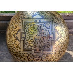 Bol chantant Tibétain 7 métaux 2998grs