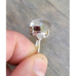 Bague en Lodolite - Quartz jardin