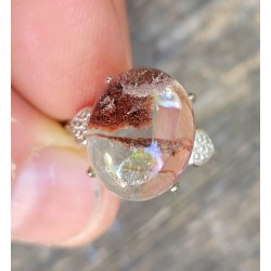 Bague en Lodolite - Quartz jardin