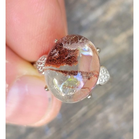 Bague en Lodolite - Quartz jardin