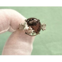 Bague en Lodolite - Quartz jardin