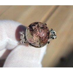 Bague en Lodolite - Quartz jardin
