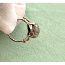 Bague en Lodolite - Quartz jardin