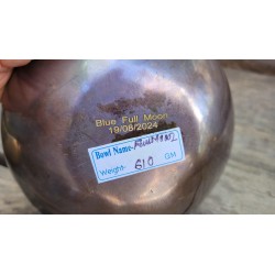 Bol Tibétain 7 métaux 610grs Blue Full Moon