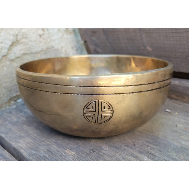 Bol chantant Tibétain 7 métaux 1470grs