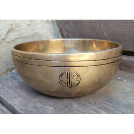 Bol chantant Tibétain 7 métaux 1470grs