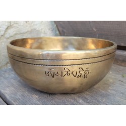 Bol chantant Tibétain 7 métaux 1470grs