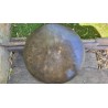 Gong Antique Indien 7 métaux 43cm 2430grs