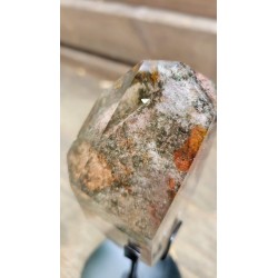 Pointe en Lodolite ou Quartz Chamane (Garden) 10cm 345grs