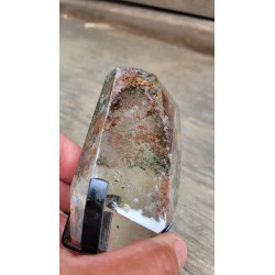 Pointe en Lodolite ou Quartz Chamane (Garden) 10cm 345grs