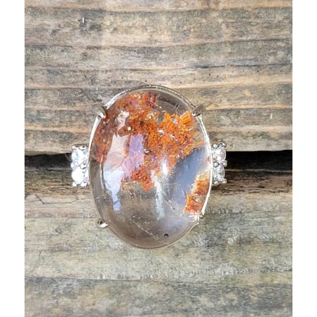 Bague en Lodolite - Quartz jardin