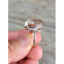 Bague en Lodolite - Quartz jardin