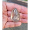 Pendentif goutte en Lodolite ou Quartz jardin