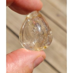 Galet Quartz rutile doré 29grs