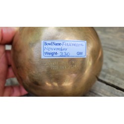 Bol Tibétain 7 métaux 330grs Full Moon