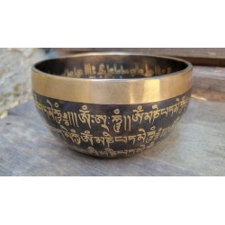 Bol chantant Tibétain 7 métaux 595grs