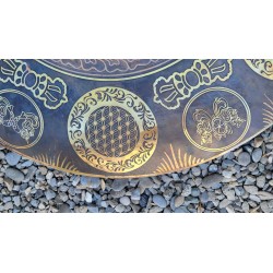 Gong Tibétain 7 métaux 2350grs 46.2cm