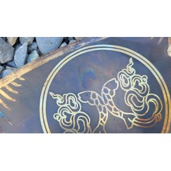 Gong Tibétain 7 métaux 2350grs 46.2cm