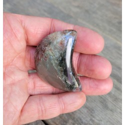 Lune en Lodolite ou Quartz Chaman (Garden) 49mm 46grs