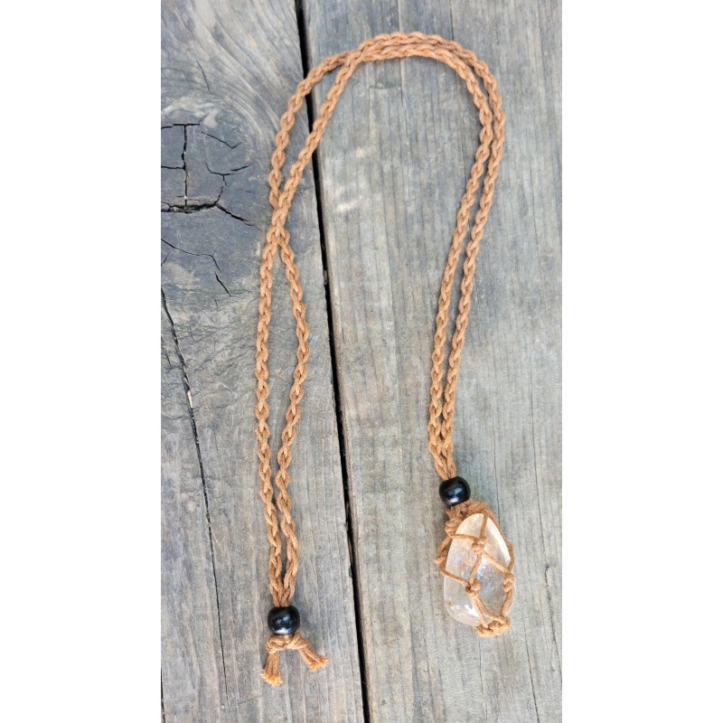 Galet Quartz rutile doré 28grs