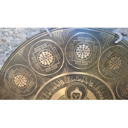 Gong Tibétain 7 métaux  4270grs 57.2cm
