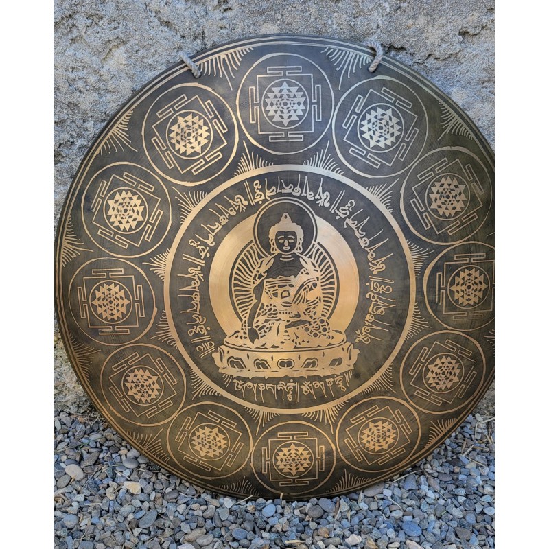 Gong Tibétain 7 métaux  4270grs 57.2cm