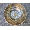 Bol chantant Tibétain 7 métaux 1107grs Lingam gravé
