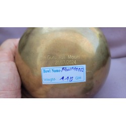 Pack Bol 7 métaux 445grs Guru Moon Bleue + Pierre Prophétie