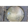 Gong Antique Indien 7 métaux 36.2cm 1025grs