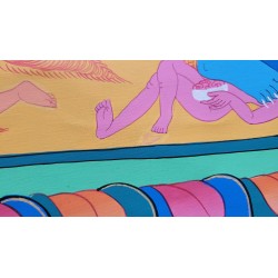 Thangka Bouddha Vajrakilaya  Tangka 132x75cm