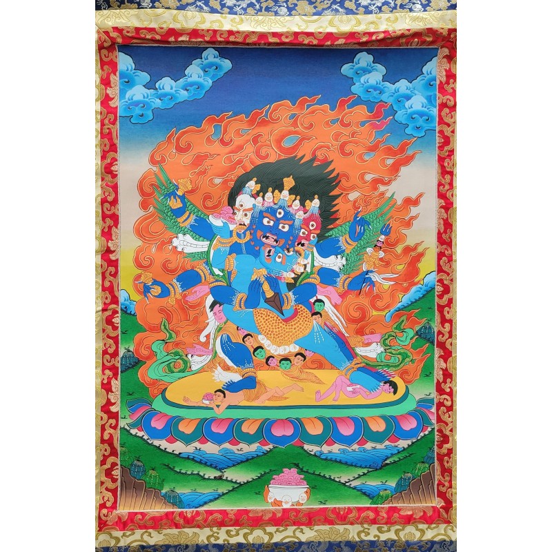 Thangka Bouddha Vajrakilaya  Tangka 132x75cm