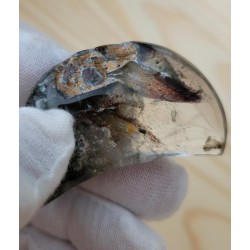 Lune en Lodolite ou Quartz Chaman (Garden) 52mm 40grs