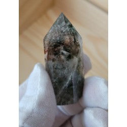 Pointe en Lodolite ou Quartz Jardin (Garden) 53mm 42grs