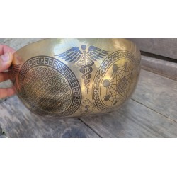 Bol chantant Tibétain 7 métaux 2230grs