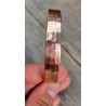 Bracelet magnétique pur cuivre martelé 1cm aimants