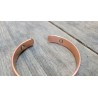 Bracelet magnétique pur cuivre martelé 1cm aimants