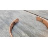 Bracelet en cuivre 1cm avec aimants Fleur de vie