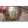 Bol chantant Tibétain 7 métaux 1235grs Lingam gravé